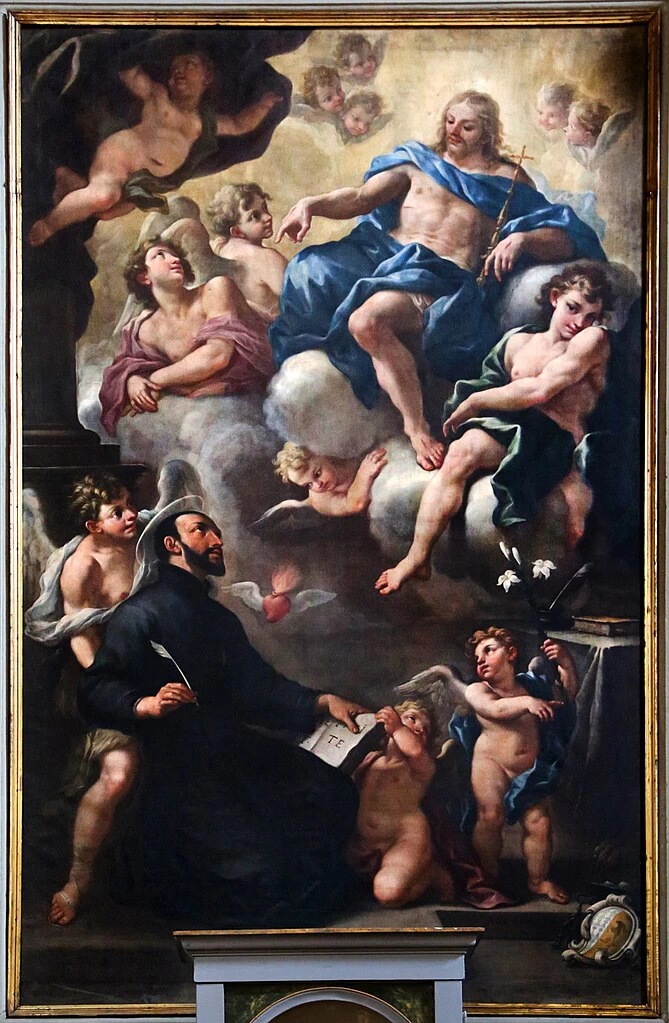 Cristo in gloria con San Gaetano da Thiene
